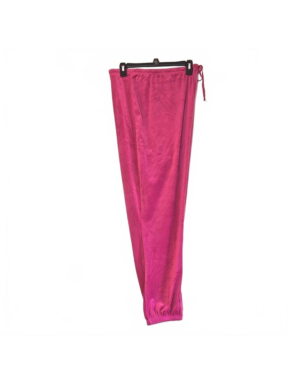 Como Blu Fushia Pink Drawstring Jogger Pants Size 3X Nee